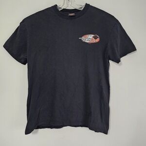 Harley Davidson T-Shirt Mens Size Large Black Classic Logo New Orleans Louisiana